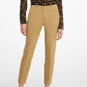 NWOT Michael Kors Wool Blend Rare Side Button Straight Leg Dress Pants